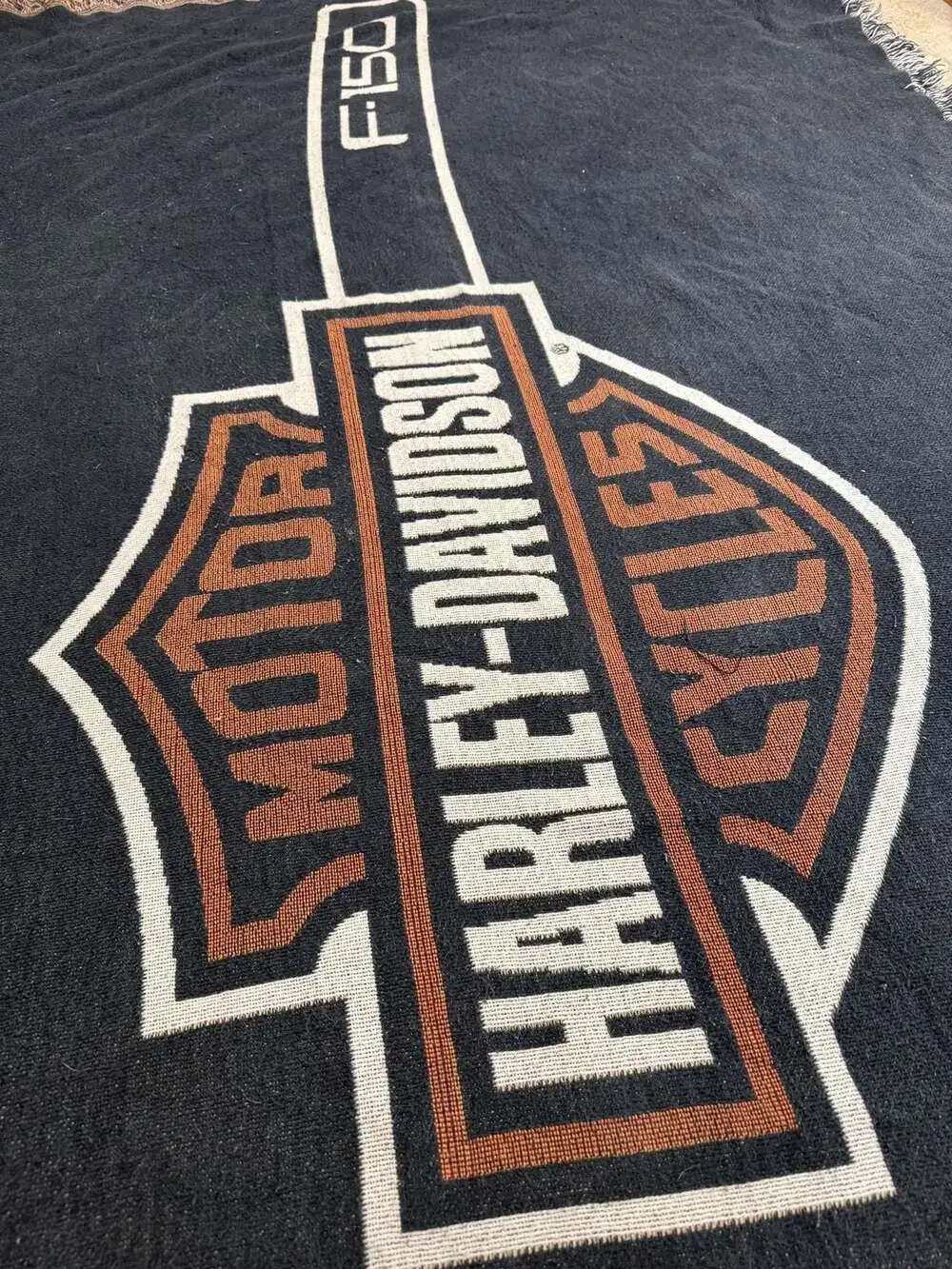 Harley-Davidson F-150 Woven Tapestry Throw Blanket